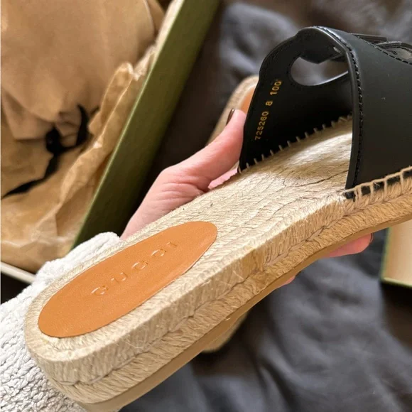 Authentic men’s Gucci espadrille sandals Authentic Men main image 3